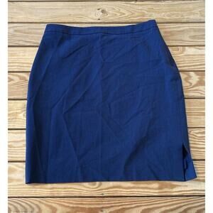 Banana Republic Pencil Skirt Petite Size 6P Women’s Navy